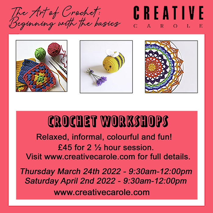 The Art of Crochet: Beginning with the basics - Workshop