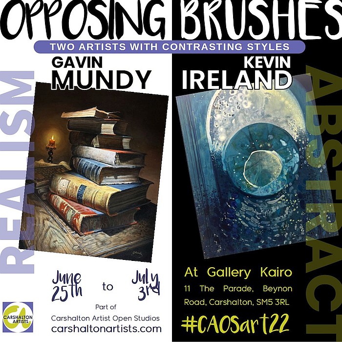 Opposing Brushes - Art Exhibition