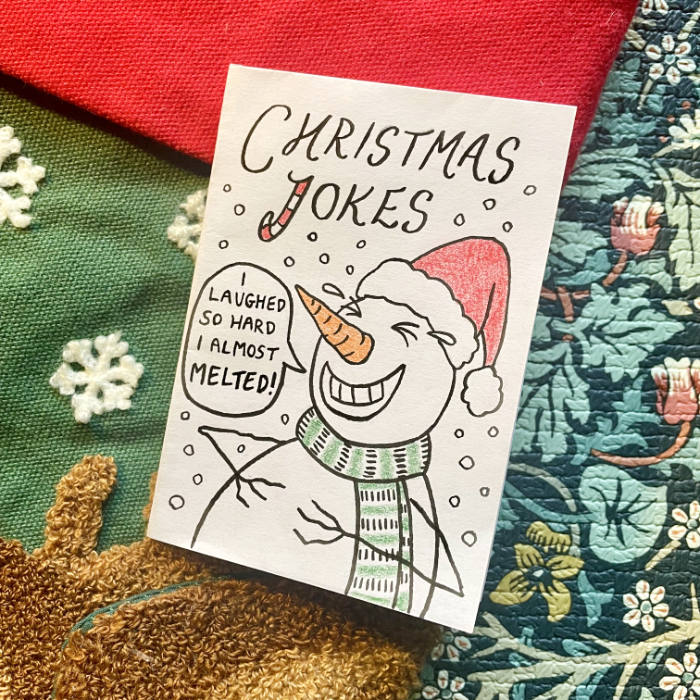Draw a Christmas Joke Book online family workshop